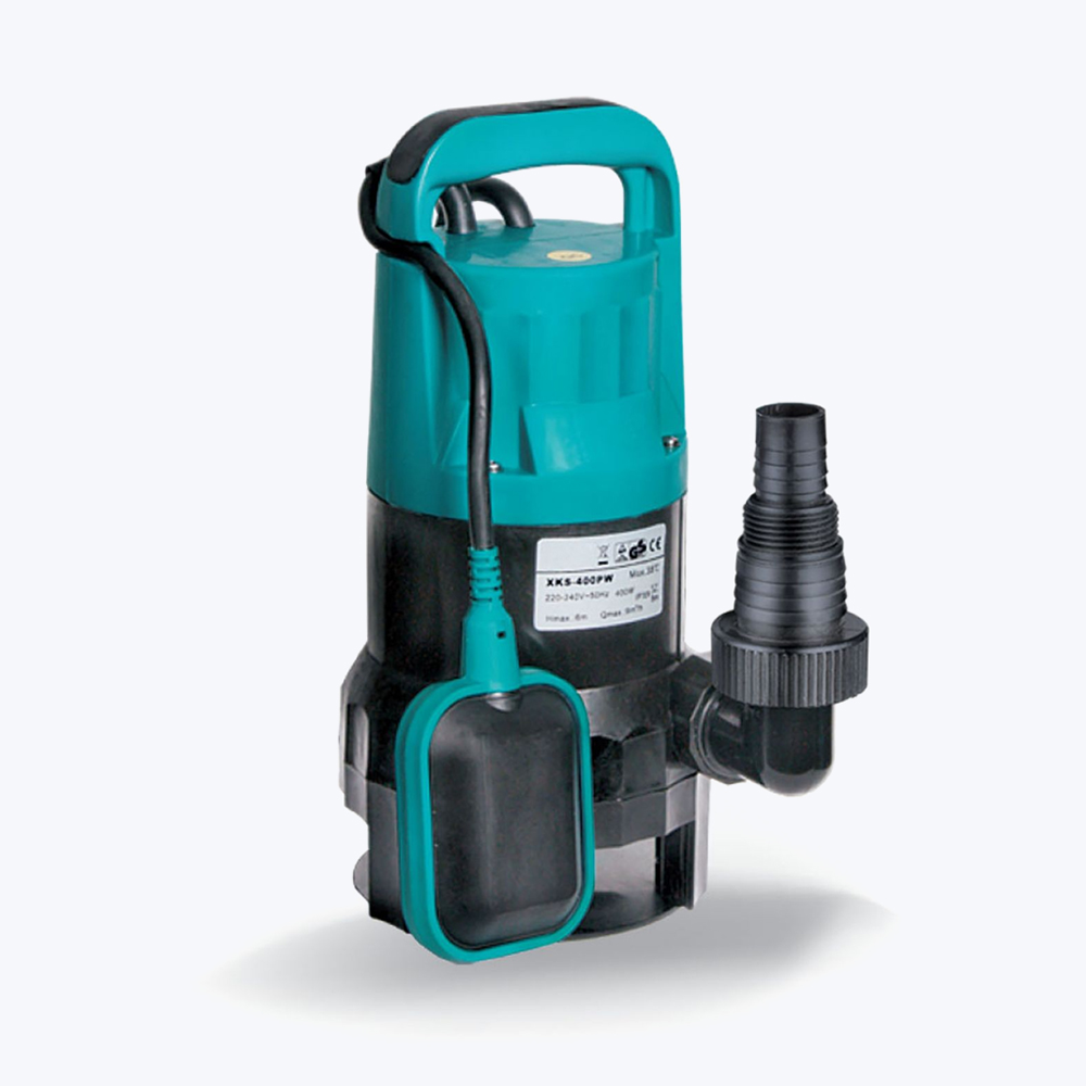 Ribiland Pompa Sommersa Per Acque Cariche 1100W Inox - PRPVC1100CI - Portata 18500 L/h, Altezza Max 8 M, Particelle Fino A 20 Mm